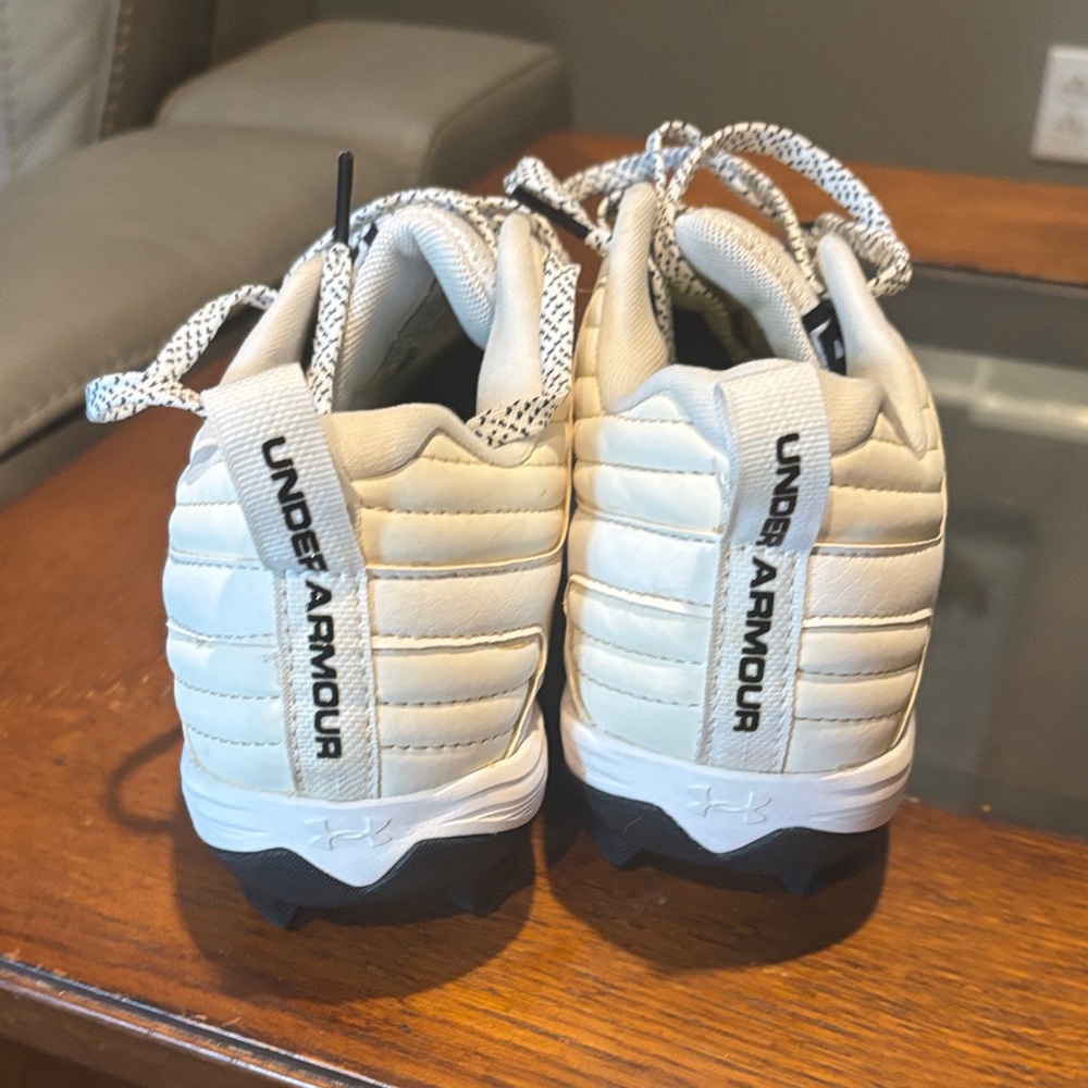 Under Armour Kids Black and White Sneakers - Picture 4 of 6